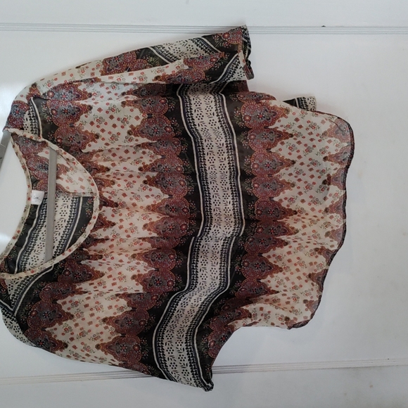 Pastley Print Blouse - Picture 1 of 5